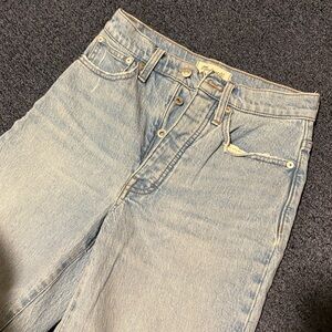Light blue wash Madewell Balloon Jeans